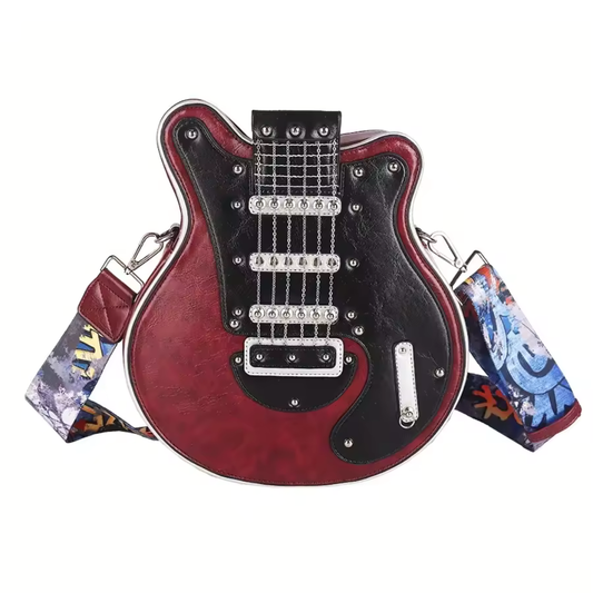 Bolso con forma de Guitarra + Pulsera Gratis